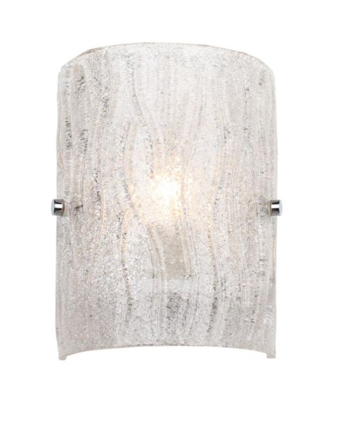 Varaluz Brilliance 8 Inch Wall Sconce in Chrome