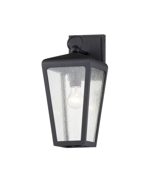 Troy Mariden Wall Sconce in Textured Black