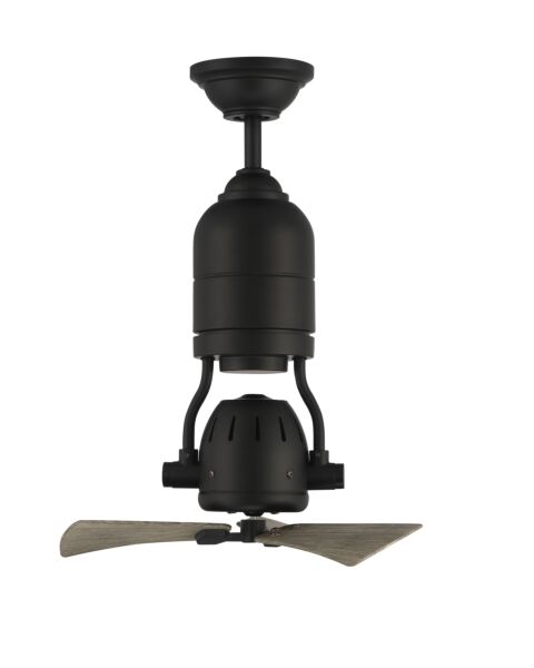 Craftmade Bellows Uno Outdoor Ceiling Fan in Flat Black