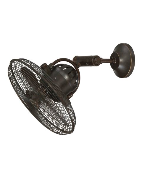 Craftmade 14 Inch Bellows IV Wall Fan in Aged Bronze Textured