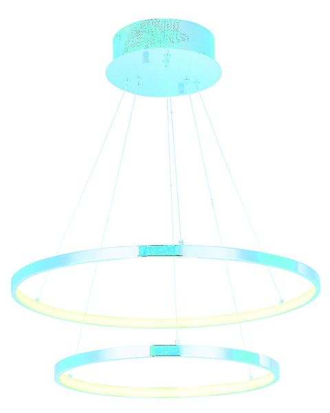 Hoops LED 2-Light Pendant Light