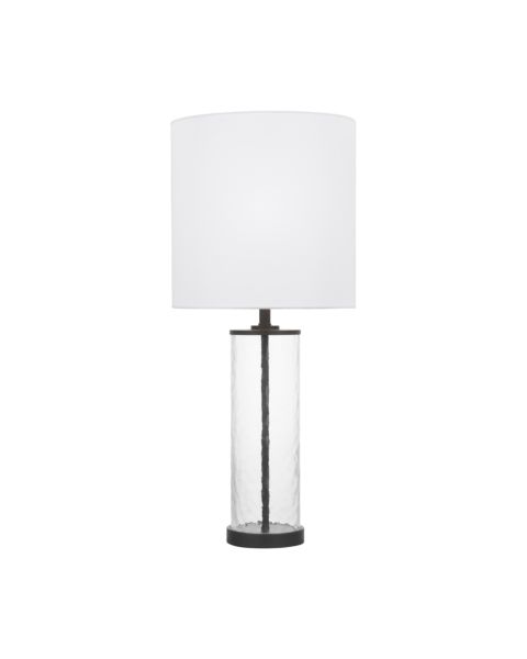 Leigh Table Lamp in Aged Iron And Polished Nickel by Ellen Degeneres