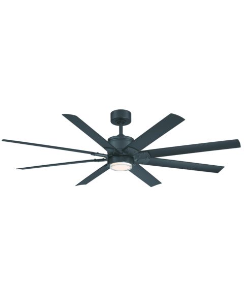 Modern Forms 66 Inch Indoor/Outdoor Ceiling Fan in Matte Black