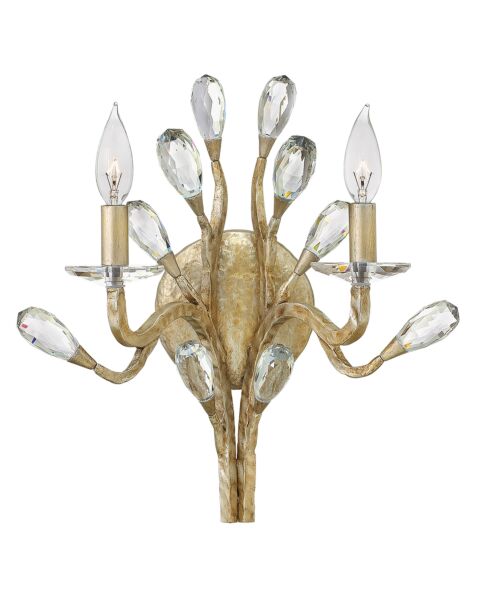 Fredrick Ramond Eve 2-Light Wall Sconce In Champagne Gold