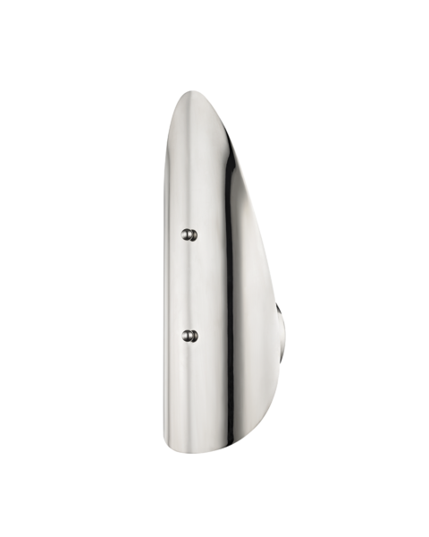 Mitzi Layla 2 Light 14 Inch Wall Sconce in Polished Nickel