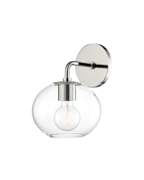 Mitzi Margot Wall Sconce in Polished Nickel