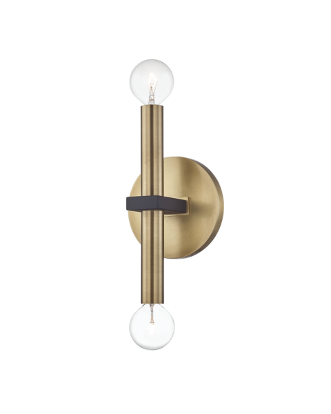 Mitzi Colette Wall Sconce in Aged Brass