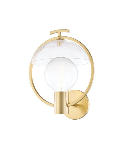 Mitzi Ringo Wall Sconce in Aged Brass