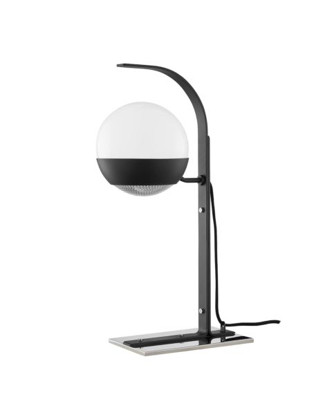 Mitzi Aly Table Lamp in Polished Nickel and Black