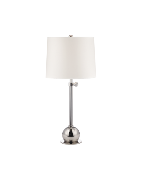 Hudson Valley Marshall 28 Inch Table Lamp in Polished Nickel