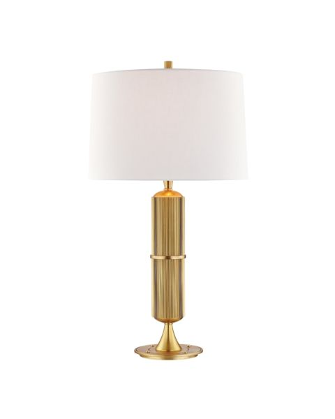 Hudson Valley Tompkins Table Lamp in Aged Brass
