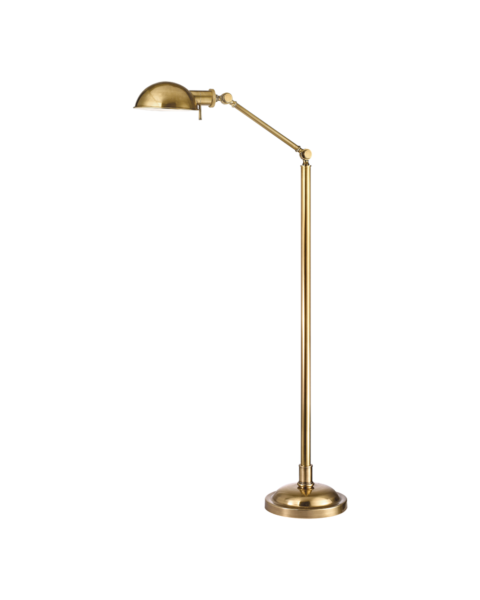 Hudson Valley Girard 56 Inch Floor Lamp in Vintage Brass
