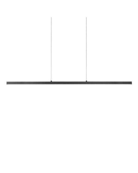 Kuzco Vega LED Thin Linear Pendant Light in Black