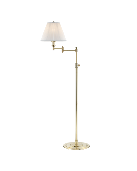 Hudson Valley Signature No.1 by Mark D. Sikes 57 Inch Floor Lamp in Aged Brass