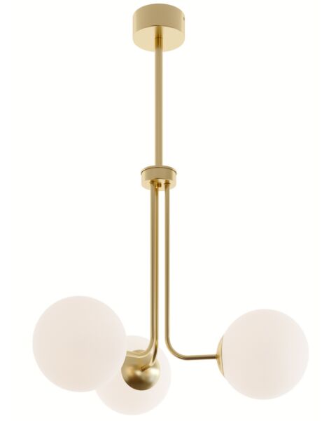 Metropolitan LED Pendant in Satin Brass