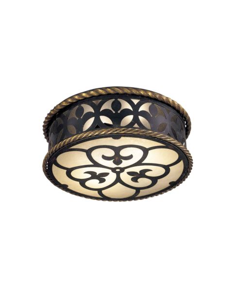 Metropolitan French Country Ceiling Light in French Black