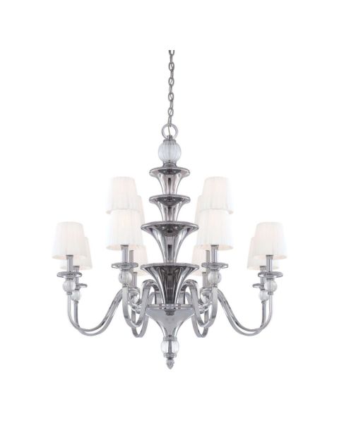 Aise 12-Light Two Tier Chandelier