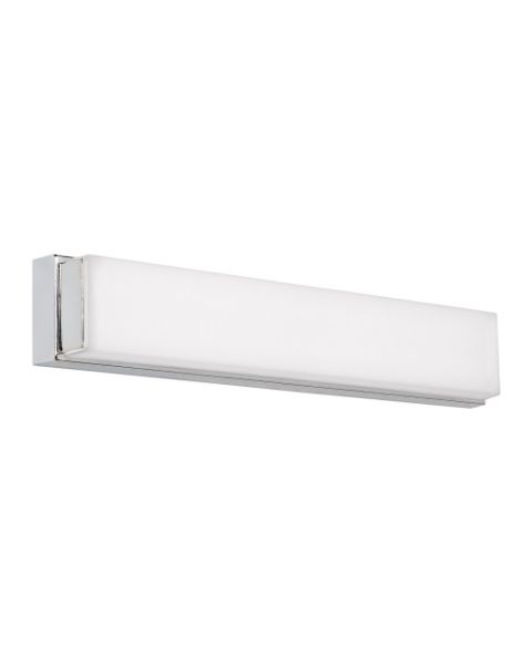 Tech Sage 2700K LED 25 Inch Bathroom Vanity Light in Chrome