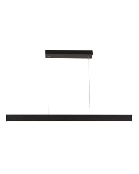 Stealth LED Linear Pendant in Black