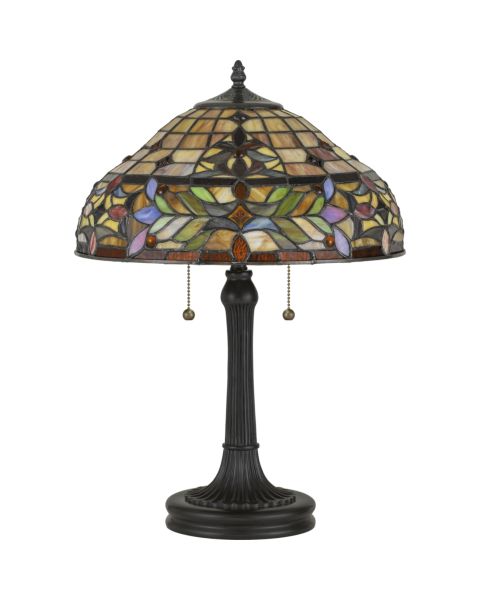 Quoizel Quinn 2 Light 23 Inch Table Lamp in Vintage Bronze