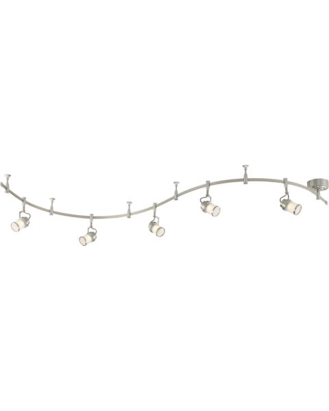 Quoizel Theater 108 Inch 5 Light Track Light in Brushed Nickel