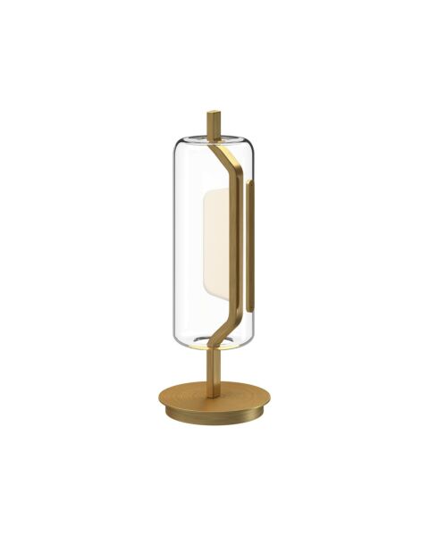 Hilo LED Table Lamp in Brushed Gold