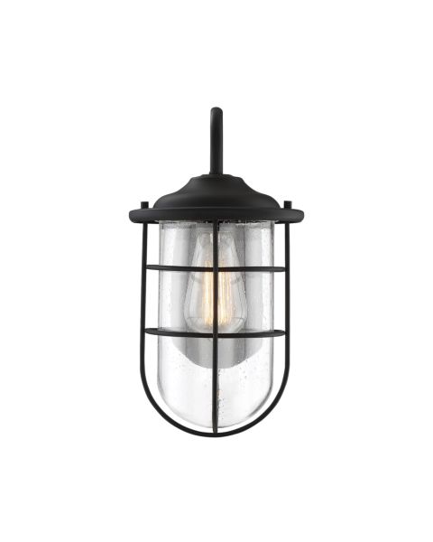 Trade Winds Chartwell 14 Inch Outdoor Wall Light in Matte Black