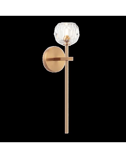 Matteo Rosa 1-Light Wall Sconce In Aged Gold Brass