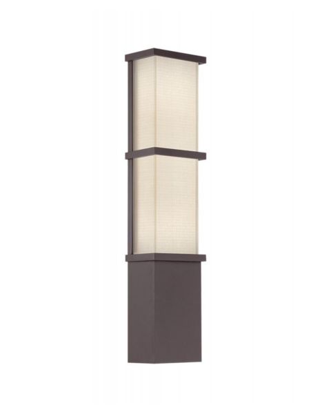 Modern Forms Elevation 1 Light Outdoor Wall Light in Bronze