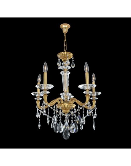  Jolivet Traditional Chandelier in Two Tone Silver