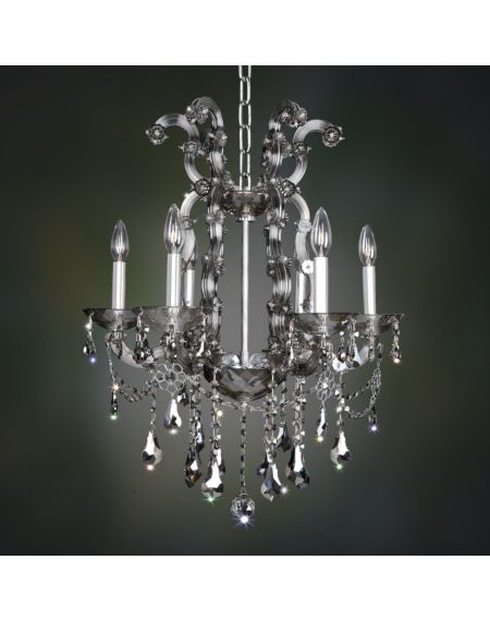 Brahms  Contemporary Chandelier in Chrome