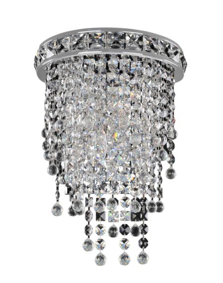  Cascata Wall Sconce in Chrome