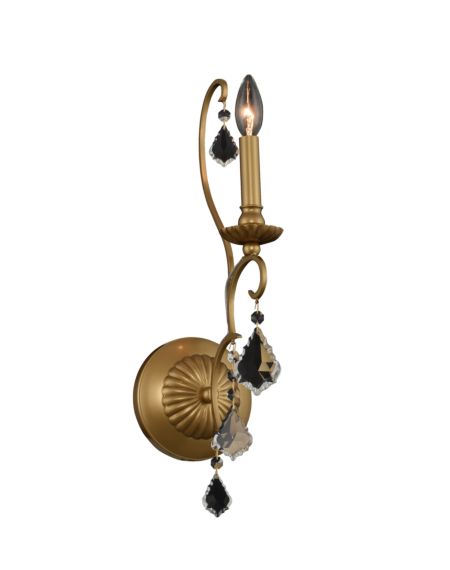 Allegri Elise 20 Inch Wall Sconce in Gold Patina