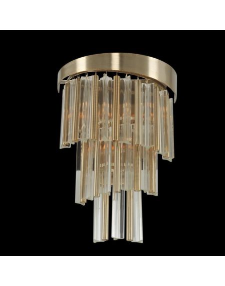  Espirali Wall Sconce in Brushed Champagne Gold