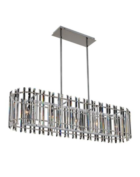  Viano  Contemporary Chandelier in Polished Chrome