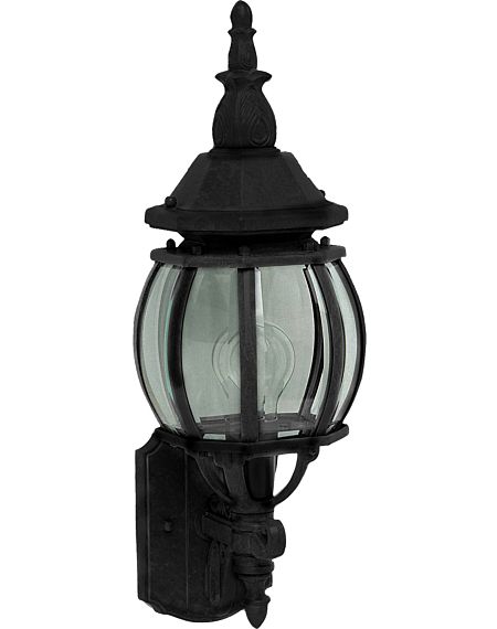 Maxim Lighting Crown Hill 19 Inch Outdoor Wall Light in Black