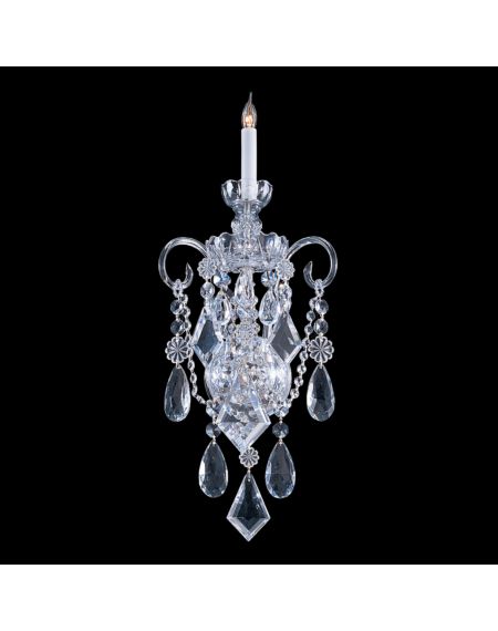 Traditional Crystal Hand Cut Crystal Sconce
