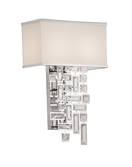  Vermeer Wall Sconce in Chrome