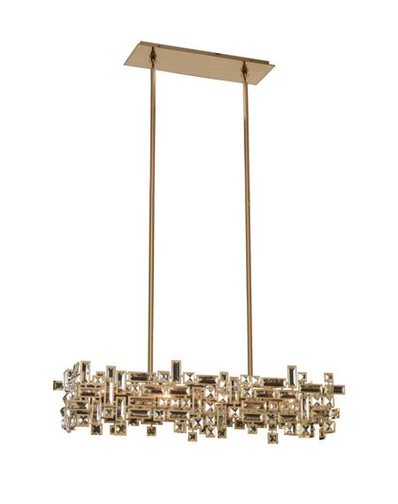  Vermeer Pendant Light in Brushed Champagne Gold