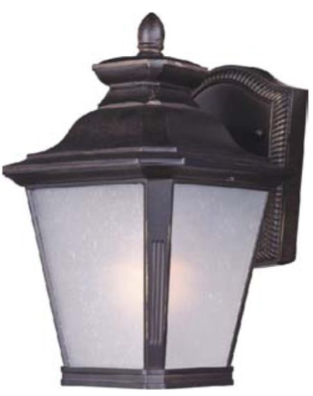 Maxim Lighting Knoxville 11 Inch Outdoor Frosted Seedy Wall Mount in Bronze