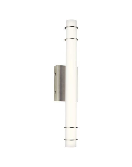 Korona 1-Light LED Linear Bathroom Vanity Light in Brushed Nickel