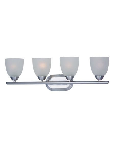 Axis 4-Light Frosted Bathroom Vanity Light