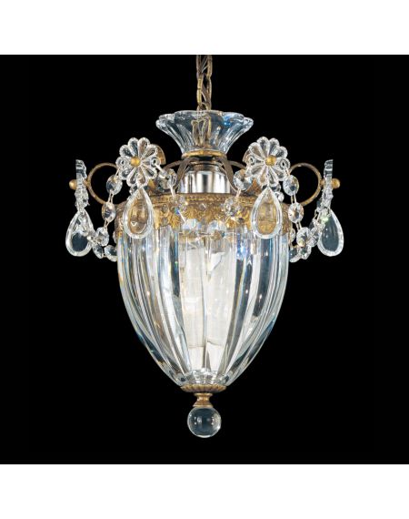 Bagatelle Pendant in Etruscan Gold with Clear Heritage Crystals