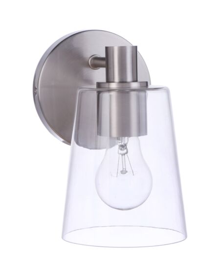 Craftmade Emilio Wall Sconce in Brushed Polished Nickel