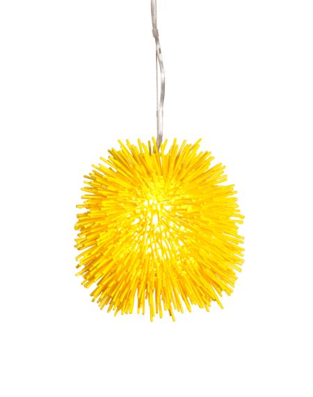  Urchin Mini Pendant in Un-Mellow Yellow