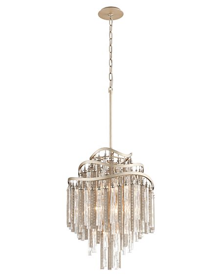  Chimera Pendant Light in Tranquility Silver Leaf