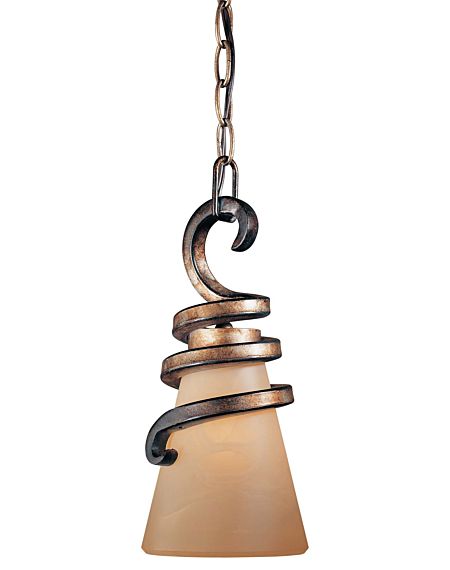Minka Lavery 6 Inch Pendant Light in Tofino Bronze