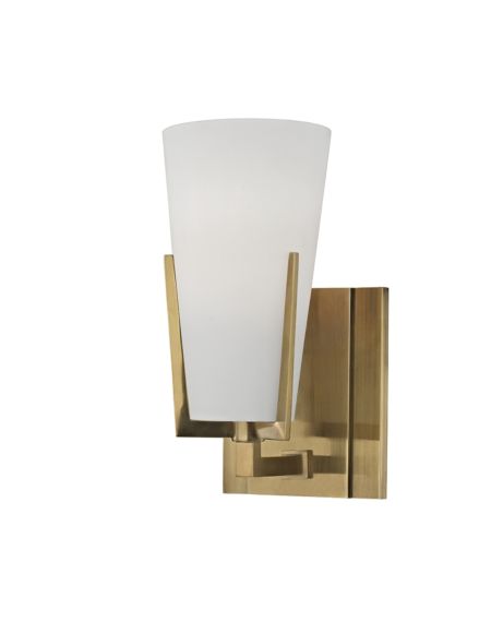 Hudson Valley Upton Wall Sconce in Aged Brass