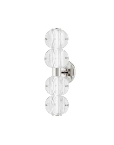 Lindley 4-Light LED Bathroom Vanity Light in Polished Nickel