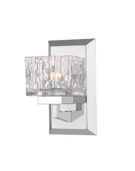 Z-Lite Rubicon 1-Light Wall Sconce In Chrome